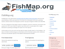Tablet Screenshot of fishmap.org
